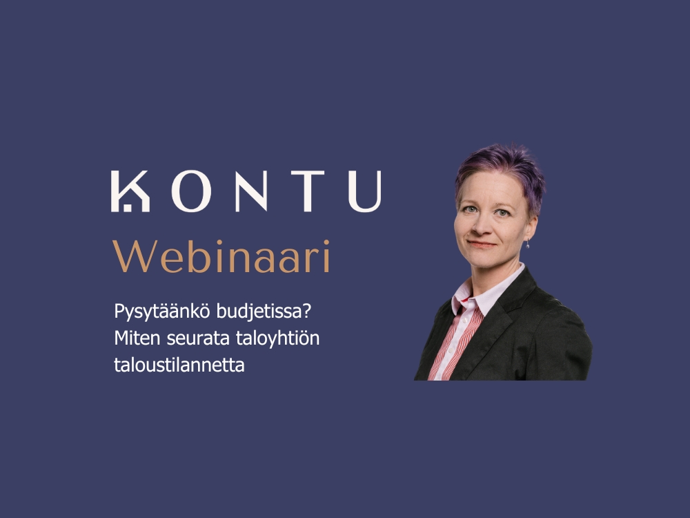 Tervetuloa webinaariin: Pysytäänkö budjetissa? Miten seurata taloyhtiön taloutta | 28.8.2024 klo 17.30